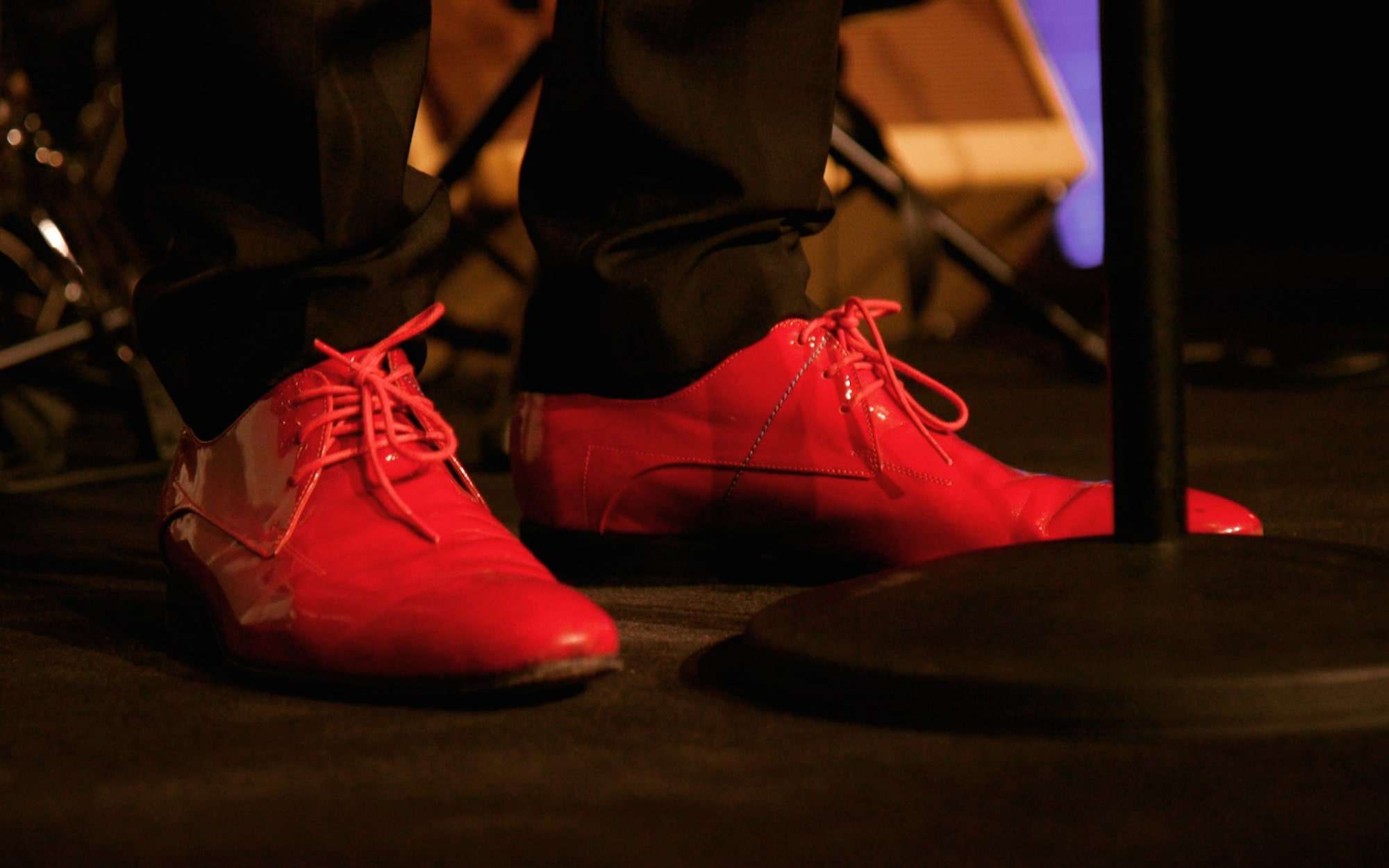 Band Weihnachtsfeier rote Schuhe Weihnachtsfeier