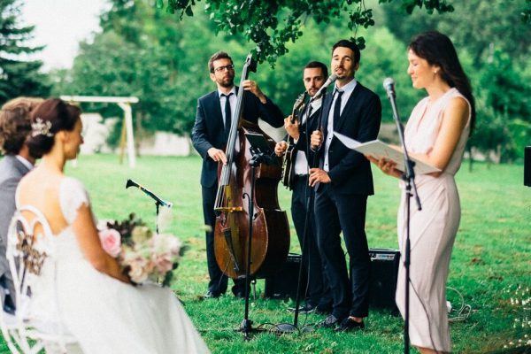 Wedding Band spielt zur Trauung