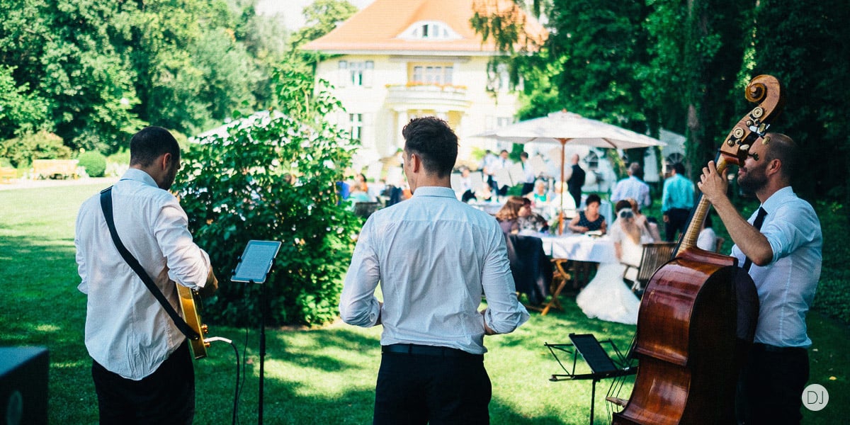 Unplugged Band Hochzeit Empfang